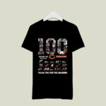 100 Years Of Chicago Bears 1920 2020 Signature Thank You For The Memories 2 T Shirt