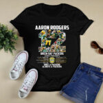 12 Aaron Rodgers Green Bay Packers Once A Packers Always A Packers 4 T Shirt