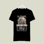 14 Years 2010 2024 The Walking Dead Thank You For The Memories Signature 3 T Shirt