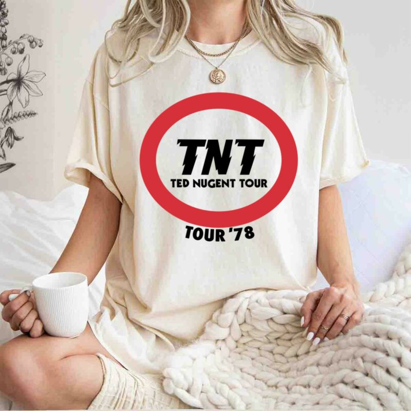 1978 Ted Nugent Vintage Concert 78 Tour 0 T Shirt