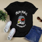 1985 Slayer Slaytanic Wehrmacht World Tour front 4 T Shirt