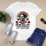 1987 Grateful Dead Jerry Garcia Bob Dylan The Dead front 0 T Shirt 1