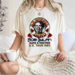 1987 Grateful Dead Jerry Garcia Bob Dylan The Dead front 1 T Shirt 1