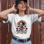 1987 Grateful Dead Jerry Garcia Bob Dylan The Dead front 2 T Shirt 1