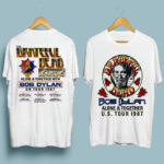 1987 Grateful Dead Jerry Garcia Bob Dylan The Dead front 6 T Shirt
