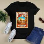 1990 Grateful Dead European Tour front 3 T Shirt