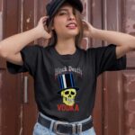 1992 Black Death Vodka Slash Guns N Roses Pushead Vintage 1 T Shirt