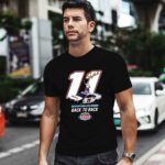 2020 Daytona 500 Winner Denny Hamlin Toyota Camry 11 Back To Back Signature 4 T Shirt