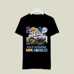 2020 Year Of The Champions La Lakers And La Dodgers 4 T Shirt