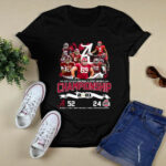 2021 College Football Playoff National Championship Alabama Win Ohio State 4 T Shirt