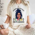 2021 Glasses Make Me Sexy Locs Make Me Dangerous 1 T Shirt