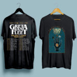 2022 Greta Van Fleet Dreams In Gold Tour Greta Van Fleet Tour Greta Van Fleet Front 5 T Shirt