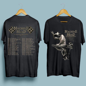 2022 Machine Head Of Kingdom Of Crown American Tour front 4 T Shirt