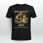 2024 Bob Marley 43rd anniversary signature thank you for the memories 2 T Shirt