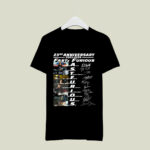23rd Anniversary 2001 2023 Fast And Furious Signature 2 T Shirt