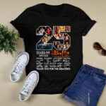 25 Years 1997 2022 of Buffy the Vampire Slayer Thank You for the Memories Signatures 3 T Shirt