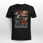 25 Years 1997 2022 of Buffy the Vampire Slayer Thank You for the Memories Signatures 4 T Shirt