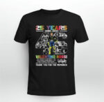 25 Years 46 1996 2021 Valentino Rossi Signature Thank You For The Memories 1 T Shirt
