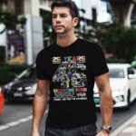 25 Years 46 1996 2021 Valentino Rossi Signature Thank You For The Memories 4 T Shirt