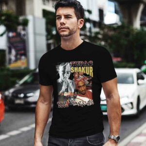 2PAC All Eyez Motorbike Vintage 0 T Shirt