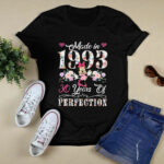 30 Year Old Made in 1993 Floral 30Th Birthday Minnie Mouse 30 Years Old 3 T Shirt
