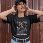 33 Years 1933 2021 Roy Williams Thank You For The Memories Signature 3 T Shirt