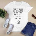 34th Year Anniversary Gift For Wife 0 T Shirt