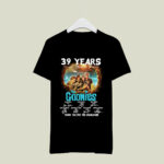 39 Years 1985 2024 The Goonies Thank You For The Memories Signatures 3 T Shirt