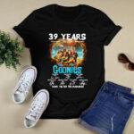 39 Years 1985 2024 The Goonies Thank You For The Memories Signatures 4 T Shirt