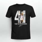 41 Dirk Nowitzki thank you for the memories 3 T Shirt