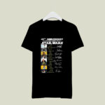 45th Anniversary 1977 2022 Star Wars Signatures 2 T Shirt
