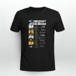 45th Anniversary 1977 2022 Star Wars Signatures 3 T Shirt