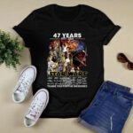 47 Years Of 1977 2024 Star Wars Thank You For The Memories 4 T Shirt
