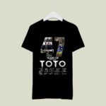 47 Years TOTO 1977 2024 Signatures 4 T Shirt