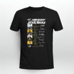 47th Anniversary 1977 2024 Star Wars Signatures 3 T Shirt