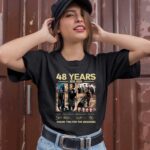 48 Years 1976 2024 U2 Signature Thank You For The Memories 1 T Shirt