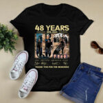 48 Years 1976 2024 U2 Signature Thank You For The Memories 4 T Shirt