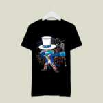 4th of July Dabbing Uncle Sam Lacrosse LAX Independence Day 2 T Shirt