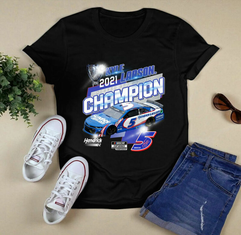 5 Hendrick Car Kyle Larson 2022 Nascar Cup Series Champion 0 T Shirt