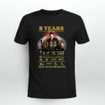 5 Years 2016 2021 Lucifer Thank You For The Memories Signature 2 T Shirt