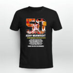 50 Adam Wainwright 2005 2010 2012 2023 Thank You For The Memories 2 T Shirt