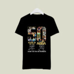 50 Years Of 1972 2022 Abba Thank You For Memories Signatures 3 T Shirt