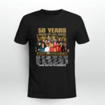 50 years 1971 2021 Earth Wind and Fire thank you for the memories signatures 2 T Shirt