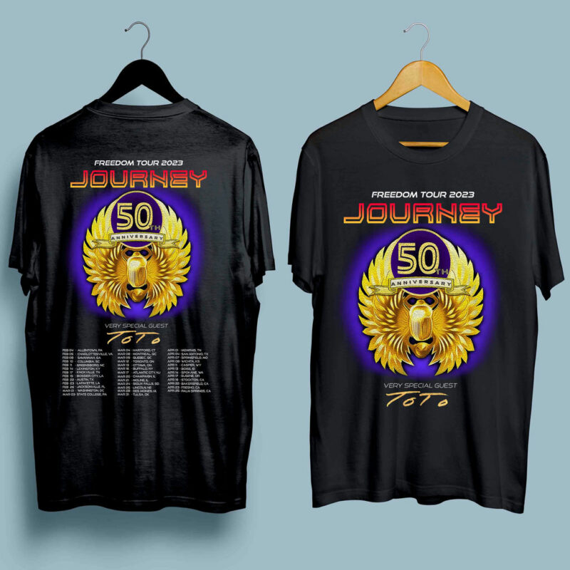 50Th Anniversary Journey Freedom Tour 2023 Tour Front 4 T Shirt