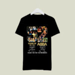 52 Years Of 1972 2024 Abba Thank You For Memories Signatures 4 T Shirt