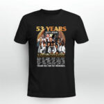 53 years 1971 2024 Earth Wind And Fire Thank You For The Memories Signatures 2 T Shirt