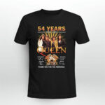 54 Years 1970 2024 Queen Signature Character Thank You For The Memories 2 T Shirt