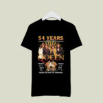 54 Years 1970 2024 Queen Signature Character Thank You For The Memories 3 T Shirt