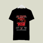 55 Years 1968 2023 Rush Thank You For The Memories 3 T Shirt