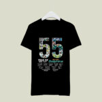 55 Years Of 1966 2021 Miami Dolphins Signatures 3 T Shirt